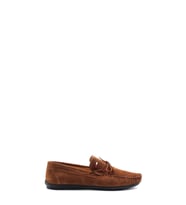 Hakiki Deri Erkek Loafer Ayakkabı 628MAS01 (Taba Süet)