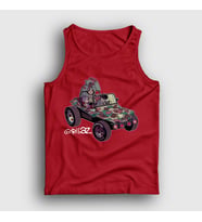 Presmono Unisex Beyaz Geep Gorillaz Atlet 402497tt (Kırmızı)