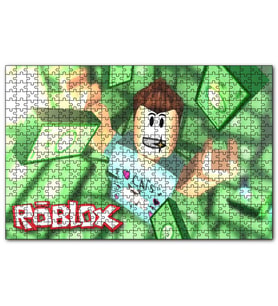 Cakapuzzle Mutlu Röblox Görseli  Puzzle Yapboz MDF (Ahşap) (255 Parça)