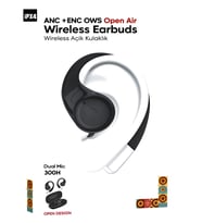 FB-14 IPX4 Su geçirmez ANC - ENC Gürültü Önleyici Kablosuz AirPods 5.4 Bluetooth Dokunmatik Kulaklık (Siyah)