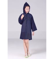 Eva Bordo Pratik Trend Çocuk Yağmurluğu Unisex 8- 12 Yaş (Lacivert)