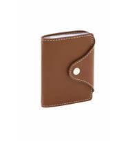 Kredi Kartlık 20 Kart Kapasiteli Dikey Credit Card Holder Rainbow Vegan 7,5x9,7 cm (Taba)