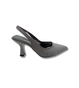 Ysabella  Arkası Açık Abiye Stiletto - Ysabella - BAKIR - 39 (Platin)