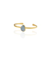 Kadir Jewellery Zirkon Taşlı Ayarlanabilir 22 Ayar Altın Kaplama Bilezik (Mercan)