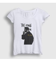Presmono Kadın Sarı The King Dizi True Detective T-Shirt 477837tt (Beyaz)