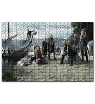 Cakapuzzle Vikingler Tüm Karakterler  Puzzle Yapboz MDF (Ahşap) (500 Parça)