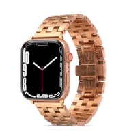 Apple Watch 7/8/9 41mm Kordon Metal Kordon 20 (Rose)