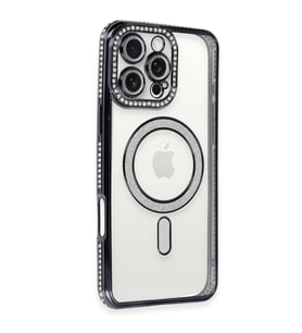 İPhone 16 Pro Max Uyumlu Joke Ultra Koruma Simli Magneticsafe Kılıf (Siyah)