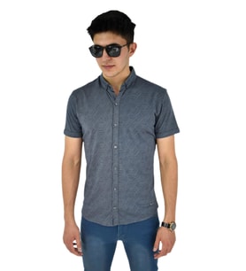 Erkek Dügmeli Polo Yaka Tişört R4400 BGL-ST02773 (Füme)
