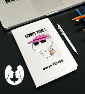 Kişiye Özel Burç Tasarımlı Esprili Defter Kalem Seti (Model 5)