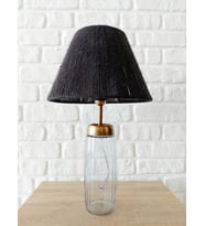 RETRO NOW VERRE DORE  CAM  AYAKLI ABAJUR (Siyah)