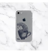 Iphone 7/8 Tasarım Kılıfları (103 Tasarım) (Siyah - Füme)