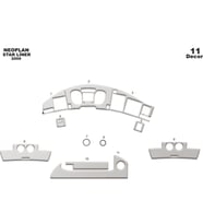 Meriç® Neoplan Star Line Ön Torpido Kaplama Maun 11 Parça 2009-› (Alüminyum)