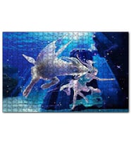 Cakapuzzle Perisi ve Koç Burcu Görseli Puzzle Yapboz MDF (Ahşap) (500 Parça)