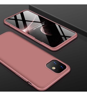 Apple iPhone 11 Kılıf Zore Ays Full Koruma Kılıf (Rose)