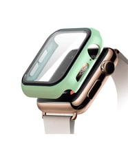 Apple Watch ile Uyumlu 4/5/6 Serisi 42MM/44MM 360 Derece Ekran Koruyucusu (Yeşil)