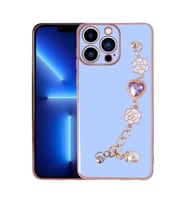 Uyumlu Model Apple iPhone 12 Pro Kılıf El Tutamaçlı Taka Kapak (Mor)