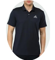 Adidas EF-4003 Erkek Polyester Mesh Polo Yaka T-Shirt (Lacivert)