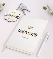 BK Gift Kişiye Özel Radyocu Siyah Defter Kalem Ve Anahtarlık Hediye Seti (Model 2)