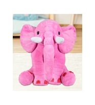 Uyku Arkadaşım Fil Peluş Fil 65 cm (%100 Yerli) (Pembe)