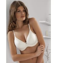 Le Jardin 9100-B Desteksiz-Balenli Soft Özel Form Sütyen (Beyaz)