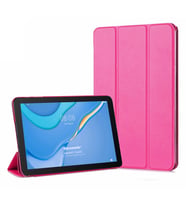 Microsonic Huawei MatePad SE Kılıf Slim Translucent Back Smart Cover Siyah (Pembe)