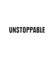 Unstoppable Araba Sticker siyah 17x3 CM (Siyah)