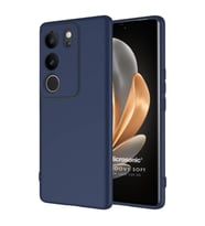 Microsonic Vivo V29 5G Kılıf Groovy Soft Siyah (Lacivert)