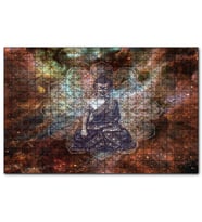 Cakapuzzle Buda ve Galaksiler  Puzzle Yapboz MDF (Ahşap) (1000 Parça)