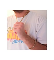 Erkek Çelik Kral Zincir Kolye Bileklik Set Sevgiliye,Babaya,Arkadaşa Hediye Kolye V Bileklik (Gold)