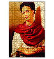 Cakapuzzle Frida Kahlo Duvara Yaslanan Puzzle Yapboz MDF (Ahşap) (500 Parça)