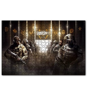 Cakapuzzle Rainbow 6 Siege Pro League  Puzzle Yapboz MDF (Ahşap) (255 Parça)