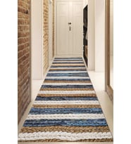 Dijital Baskılı Kaymaz Taban Yıkanabilir Modern Yolluk Ve Koridor Halısı NDU-HS-343 (Çok Renkli)