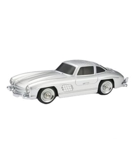 Ultratekno WS-300SL Klasik Benz Model 10W Bluetooth Hoparlör Fm Radyo USB Tf Aux Destekli Speaker (Gümüş)