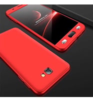 Galaxy J7 Prime Kılıf Zore Ays Full Koruma Kılıf (Kırmızı)
