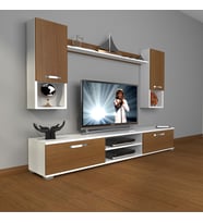 Decoraktiv Eko 5da Mdf Dvd Tv Ünitesi Tv Sehpası (Beyaz - Ceviz)