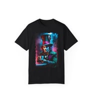 Joker Baskılı Pamuklu Oversize Tişört (Siyah)