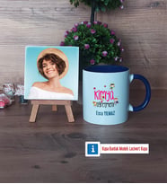 Kimya Öğretmeni Fotoğraflı Dekoratif Taş, Kupa Bardak Beyaz Hediye (Model 3)