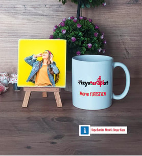 Fizyoterapist Fotoğraflı Dekoratif Taş, Kupa Bardak Beyaz Hediye Fizyoterapistler Günü Hediyesi (Model 1)