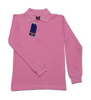 Kız Çocuk Okul Tarz %100 Pamuk T-Shirt -5-17 Yaş AG002 ANGELOS GIRLS (Pembe)