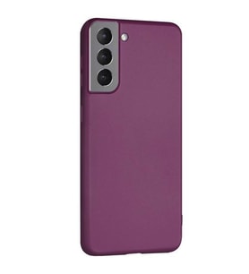 Vendas Samsung S22 Premier Soft Serisi Yumuşak Silikon Kılıf (Mürdüm)