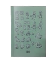 40 Yaprak Kareli Defter Plastik Kapak A-5 1 Adet PP Kapak Küçük Boy Kareli Defter 40 Sayfa A5 Desenli Kapak (Açık Yeşil)