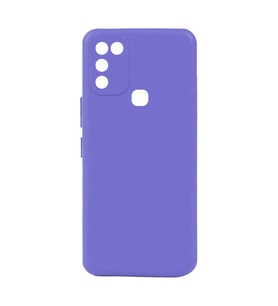 Kvy İnfinix Hot 10 Play Biye Silikon Kılıf (Lila)