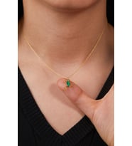 Elika Silver Kadın Kurbağa Model 925 Ayar Gümüş Kolye (Altın)