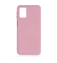 Galaxy M31S Kılıf Lansman Tasarım İç Yüzeyi Kadife Silikon (Açık Pembe)