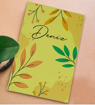 Kendin Tasarla Sert Kapaklı Defter-2 (Sarı)