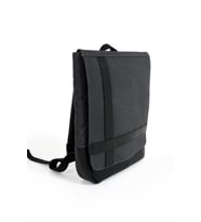 Erkek Sırt Çantası 35*22 Cm Kanvas Kumaş Laptop Bölmeli Business Sırt Çantası Okul Çantası Mega Bag (Siyah)