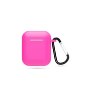 Airpods - İnpods - İ12 Uyumlu Kılıf (Fuşya)