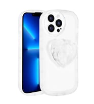 Uyumlu Model Apple iPhone 13 Pro Max Kılıf Diamond Pop Soketli Renkli Kapak (Beyaz)