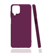 Kvy Samsung Galaxy M12 Biye Silikon Kılıf (Mor)